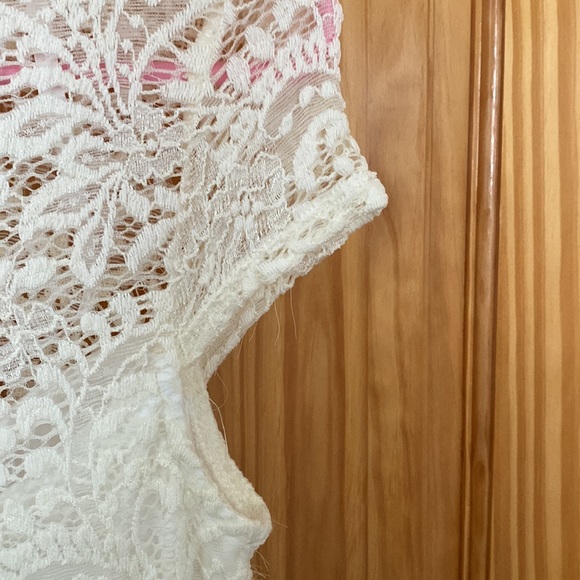 B.Darlin blue and cream dress - Picture 6 of 6